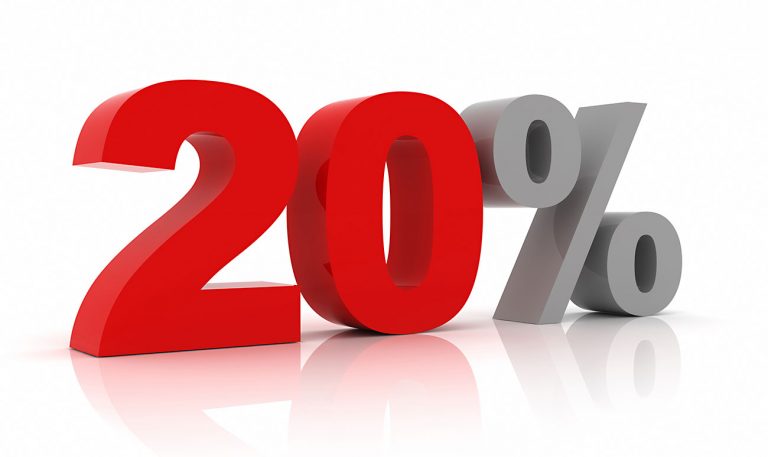 Will the 20% ever come back?